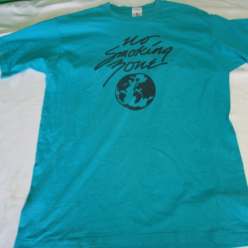 Vintage No Smoking Zone Earth T-Shirt